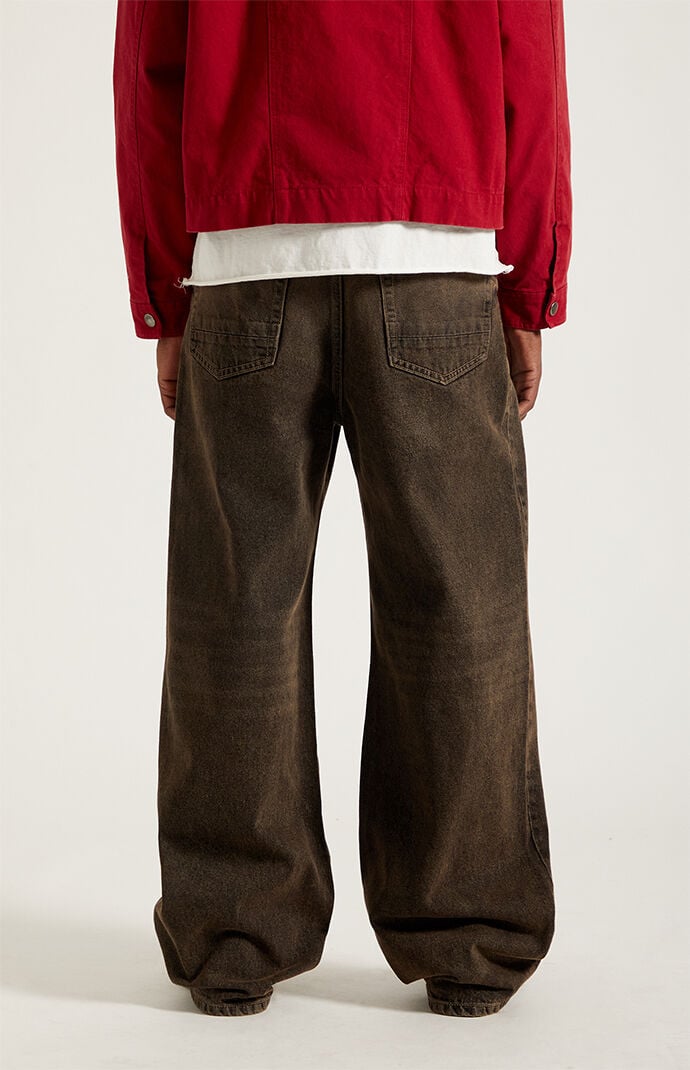 Pacsun Blake Extreme Baggy Jeans Overdyed Brown | Pacsun