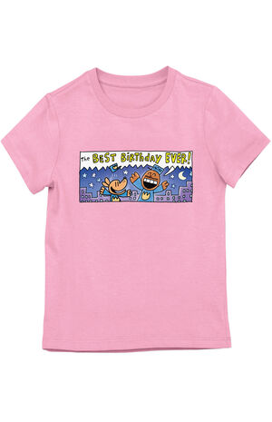 Kids Dog Man The Best Birthday Ever T-Shirt image number 1