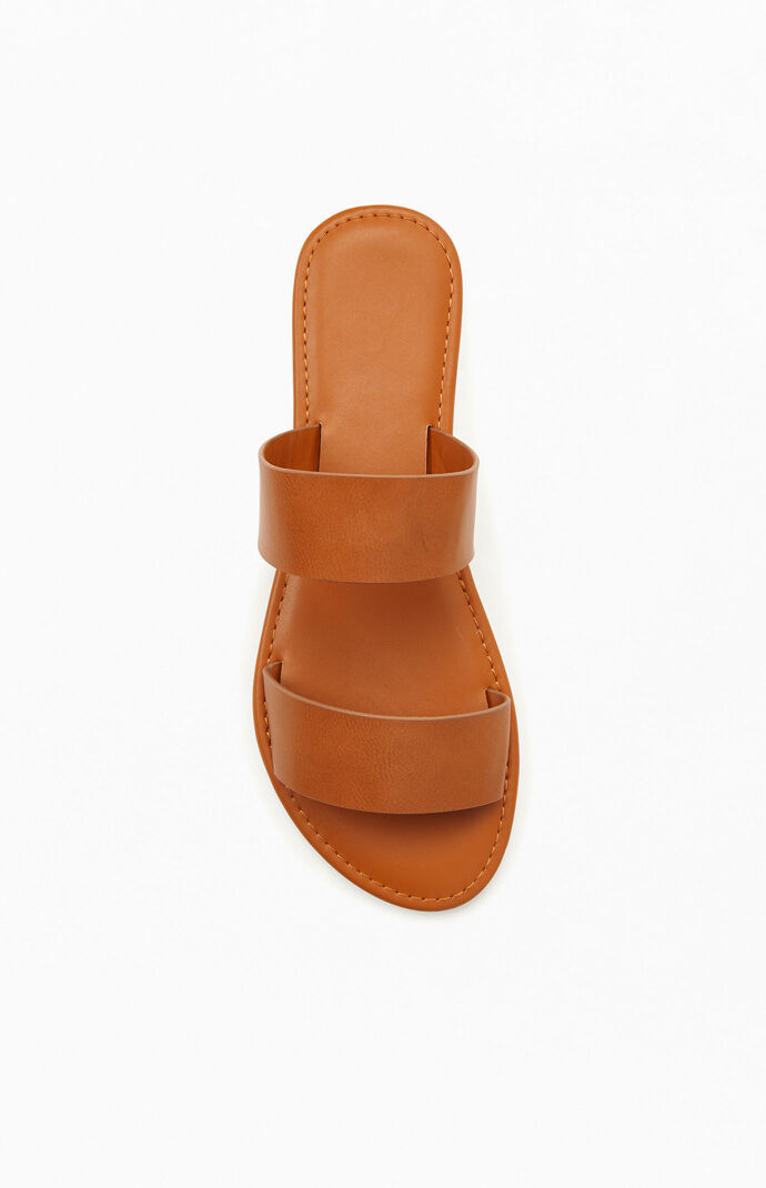 Two Strap Slide Sandals