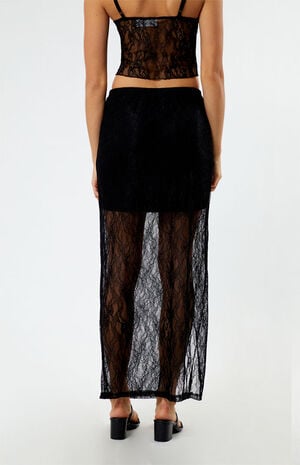 Lace Midi Skirt Lace Midi Skirt image number 4