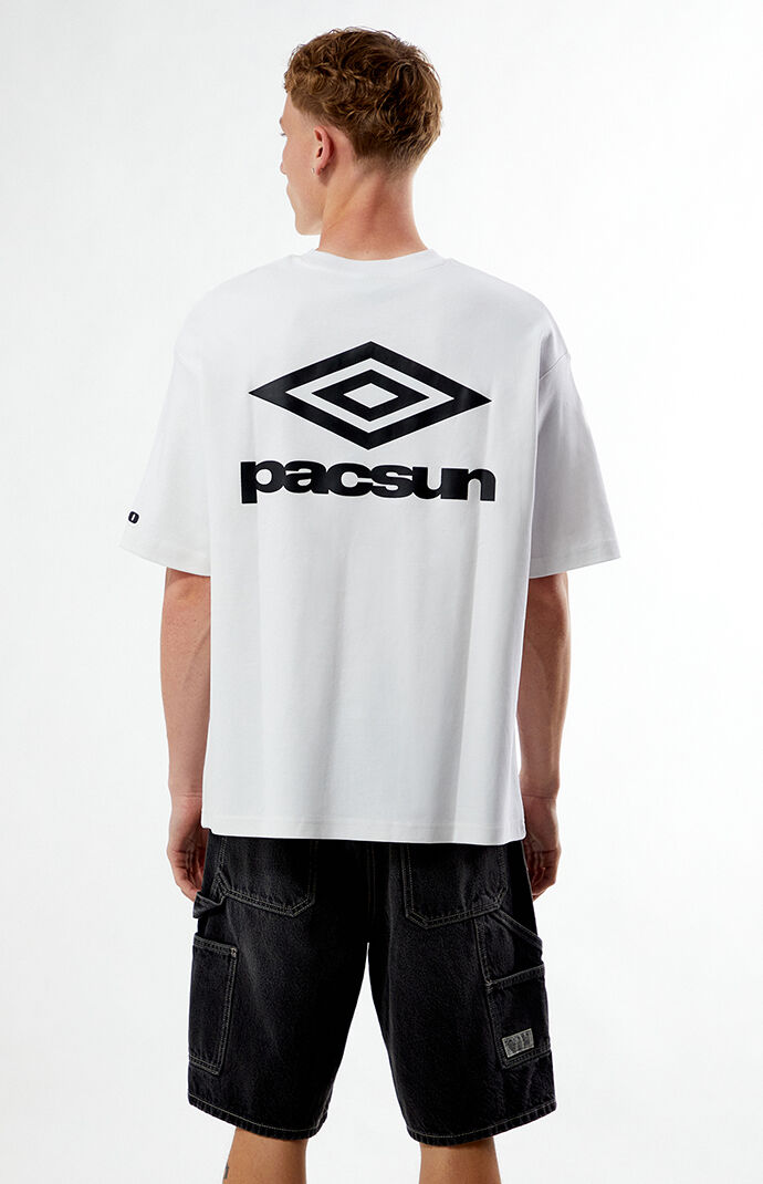 Umbro x PacSun White Short Sleeve T-Shirt | PacSun