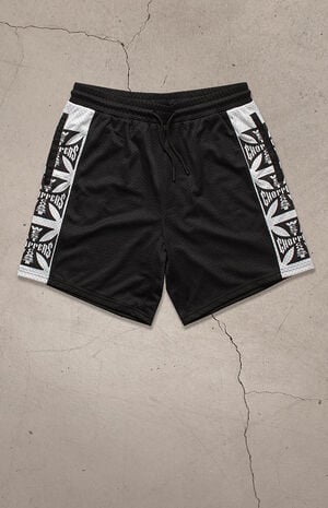 Crossed Up Mesh Shorts
