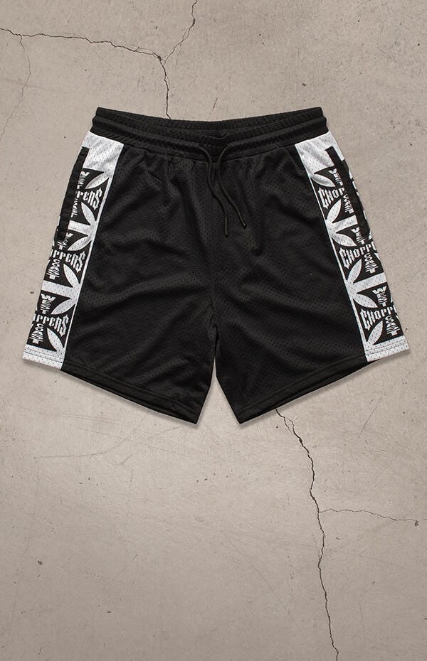West Coast Choppers Crossed Up Mesh Shorts