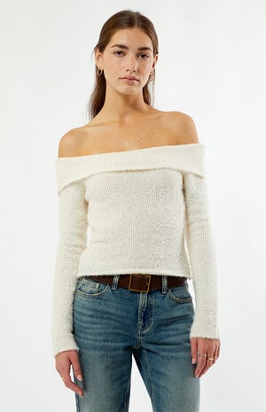 Cadence Off-The-Shoulder Sweater image number 2