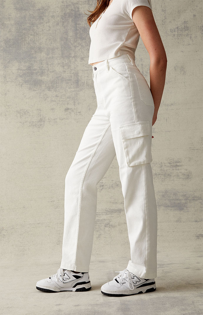 Pacsun white jeans top