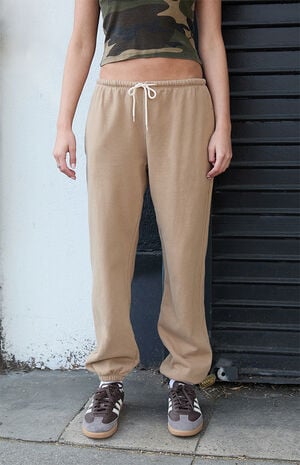 Light Brown Rosa Tie Sweatpants image number 2