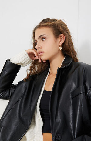 x PacSun Angel Heart Earrings image number 2