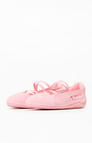 Women's Pink Speedcat Ballet Python Sneakers image number 2