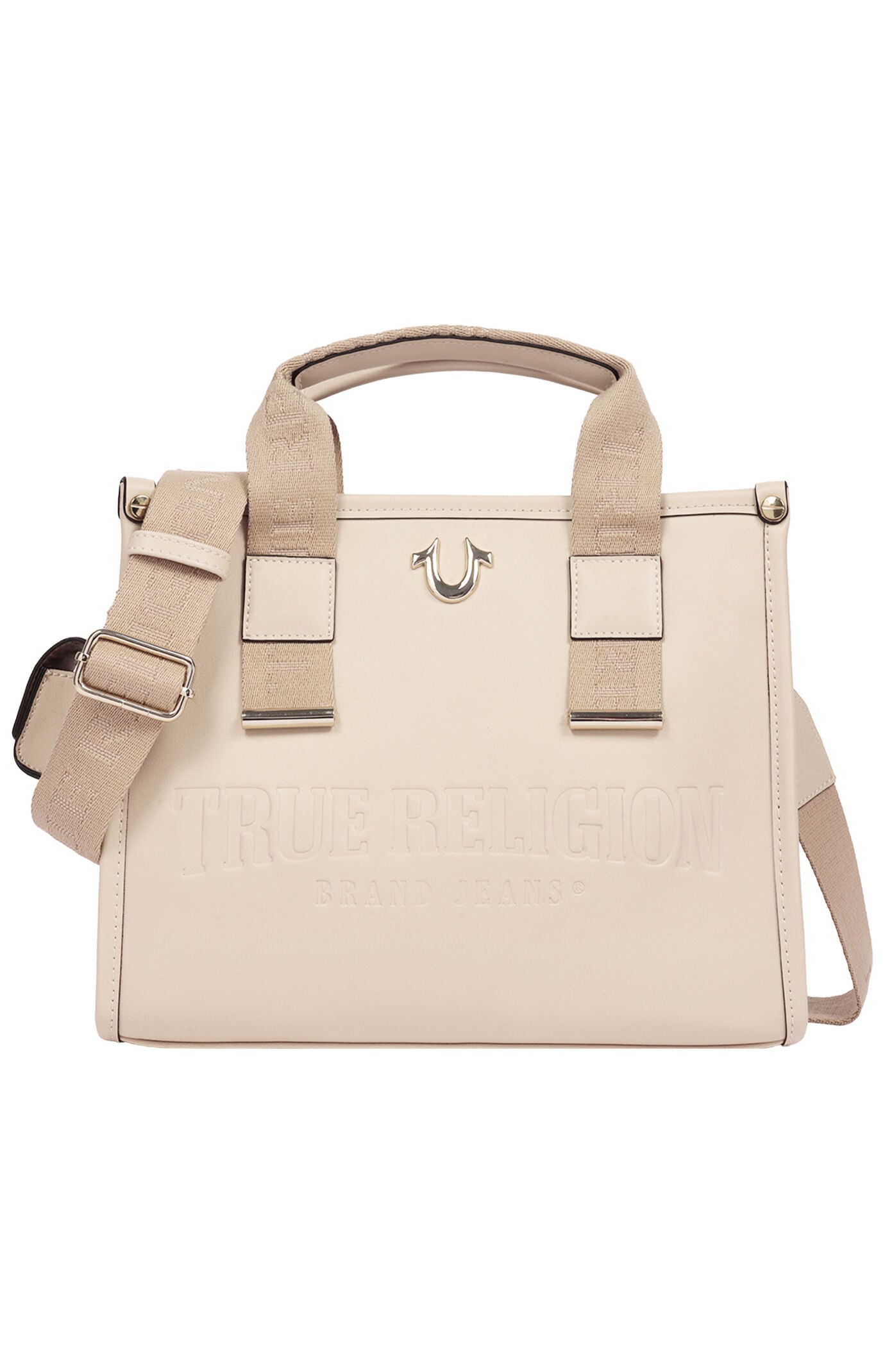 True Religion Brody Smooth Faux Leather Medium Tote Bag