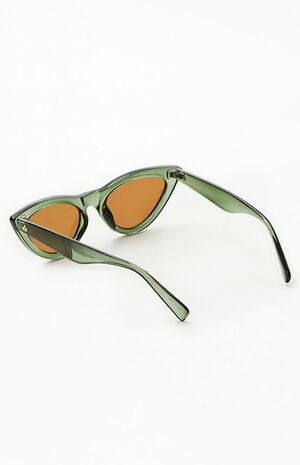 Green Dualism Cat Eye Sunglasses image number 2