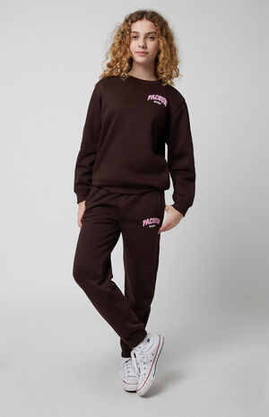 Brown Jogger Sweatpants image number 1