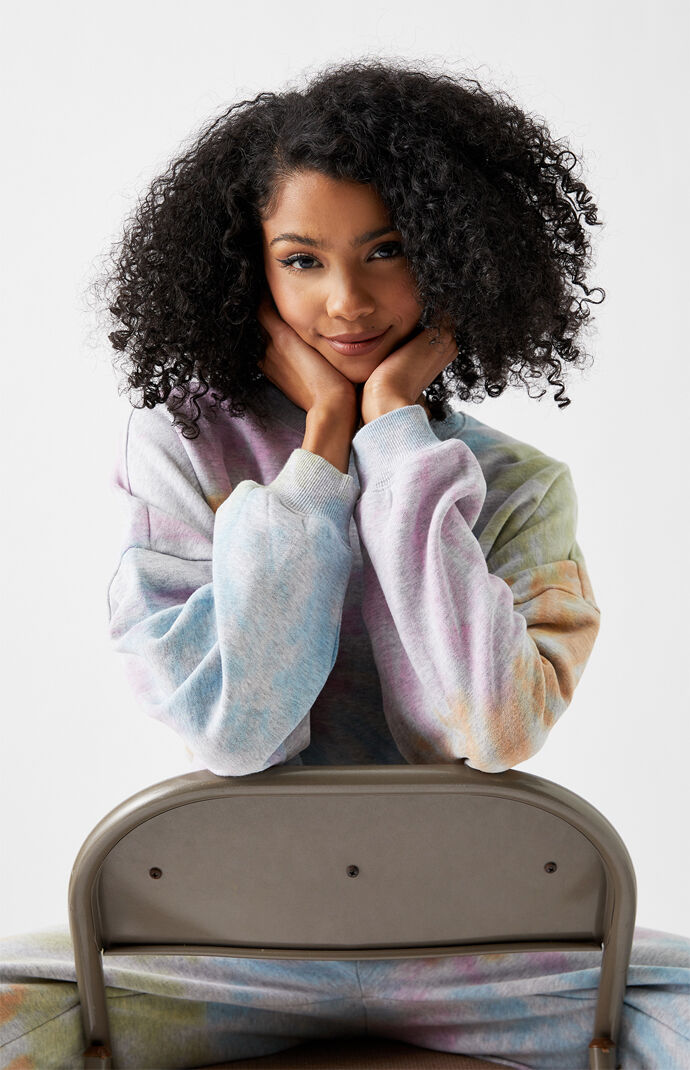 Trippy Tie Dye Classic Sweatshirt
