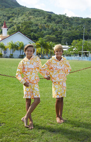 Printed Sweat Shorts image number 1