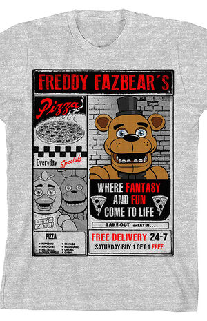 Kids Five Nights At Freddy's Fazbears T-Shirt image number 2