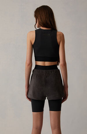 Women's Iron Velour Beach Shorts image number 4