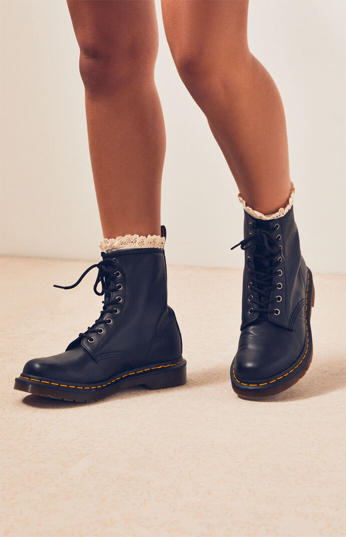 Dr Martens Black Nappa Leather Boots PacSun PacSun