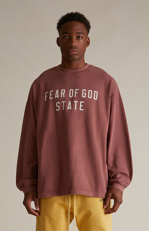 Crimson Heavy Long Sleeve T-Shirt image number 2