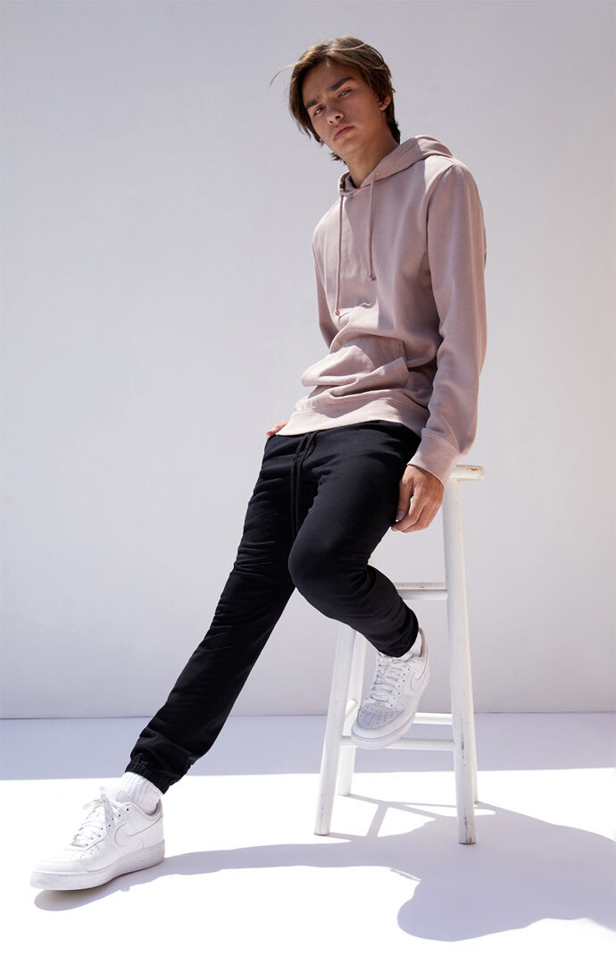 Black Skinny Jogger Pants PacSun PacSun