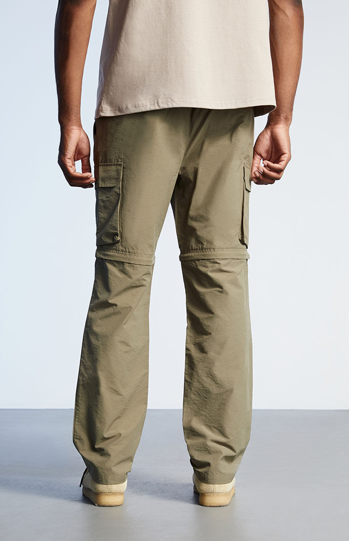 Mens zip off sales cargo pants cotton