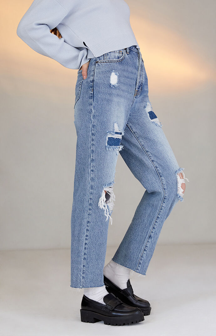 PacSun Eco Distressed Repair High 