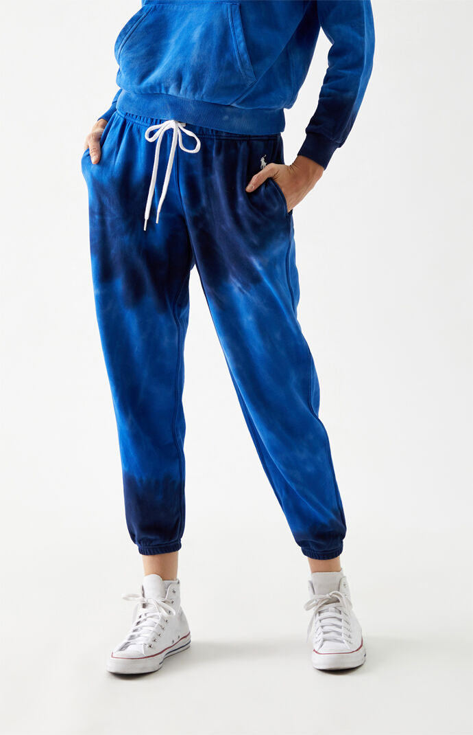 polo sweatpants tie dye