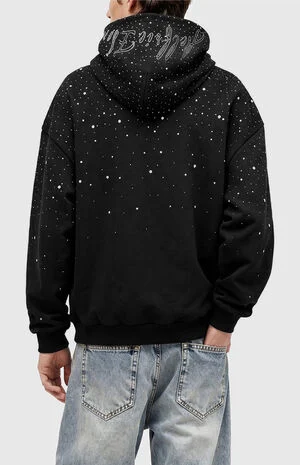 Rhinestone Fleece Hoodie image number 1