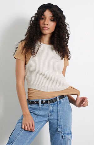 Ribbed Sweater Tank Top image number 2