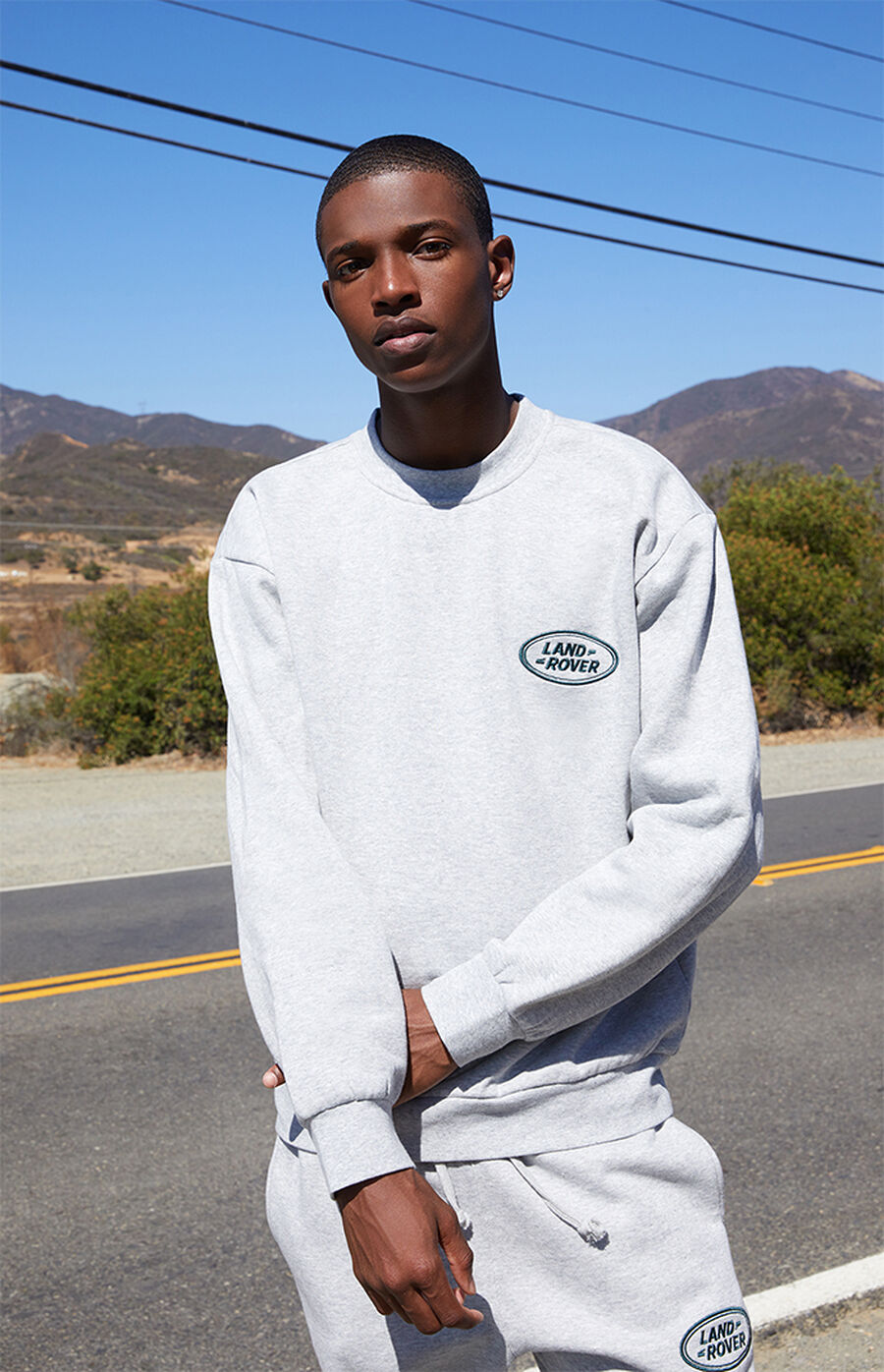 Land Rover Emblem Crew Neck Sweatshirt PacSun