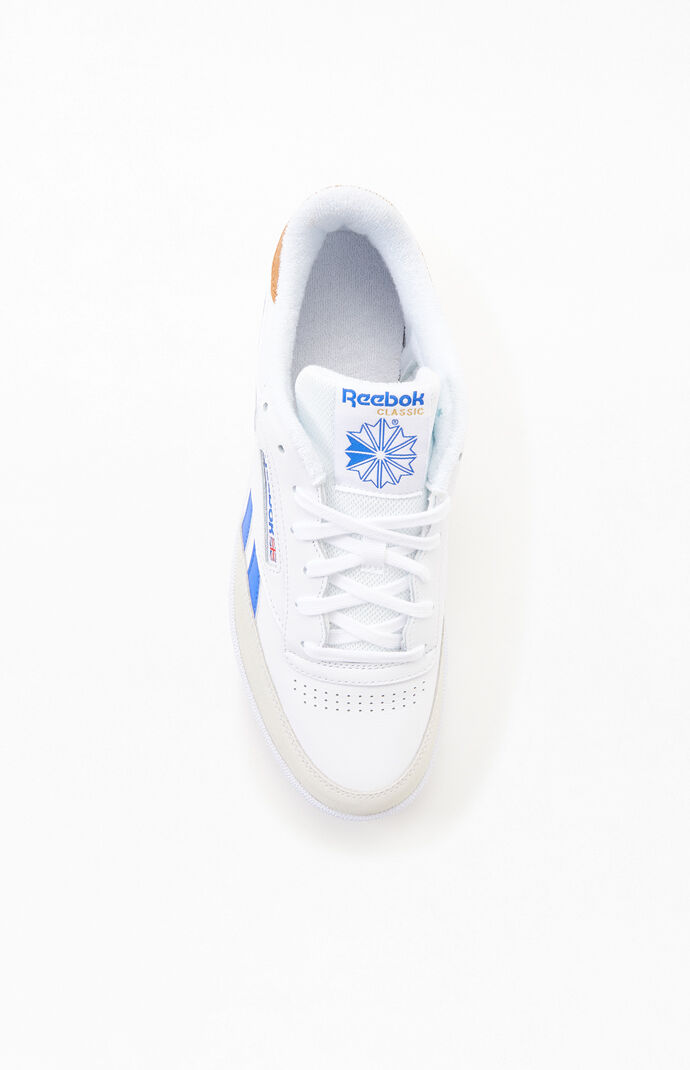 White & Blue Club C Revenge Shoes
