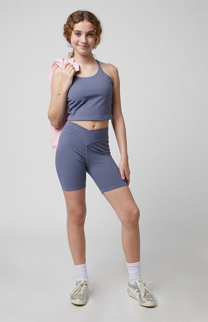 PAC 1980 Kids PAC WHISPER Active Crossover Biker Shorts | PacSun