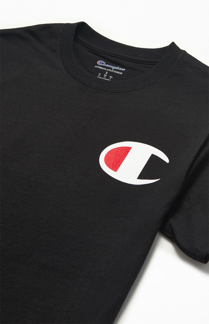 Champion Big C Logo T Shirt Pacsun