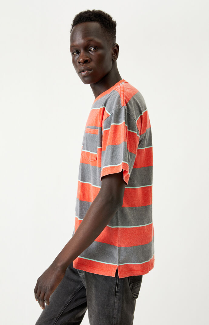 Cliff Pocket Striped T-Shirt