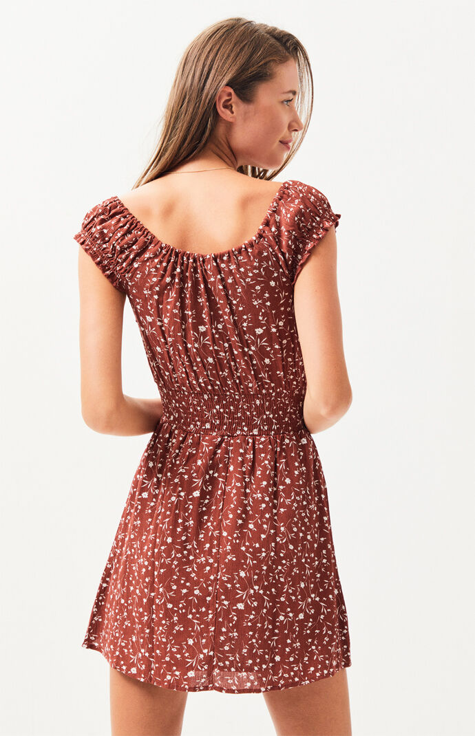 pacsun red dress
