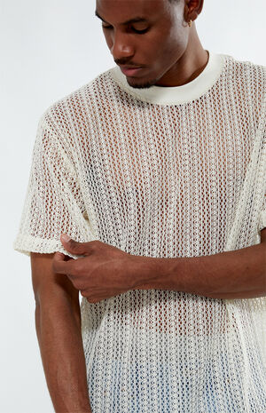 Cream Sonora Knit T-Shirt image number 2