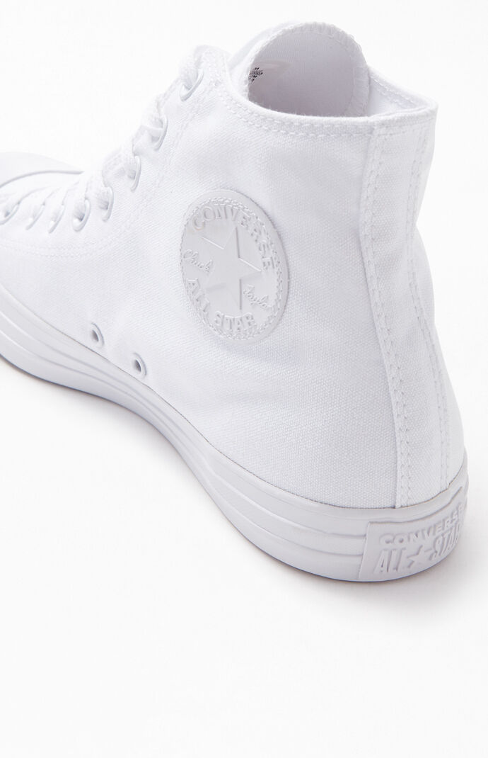 Converse chuck taylor monochrome high top white shop