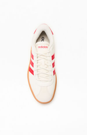 Women's White & Red VL Court Bold Sneakers image number 5