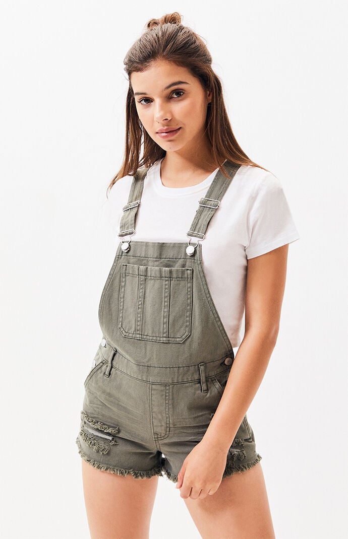 pacsun overall shorts