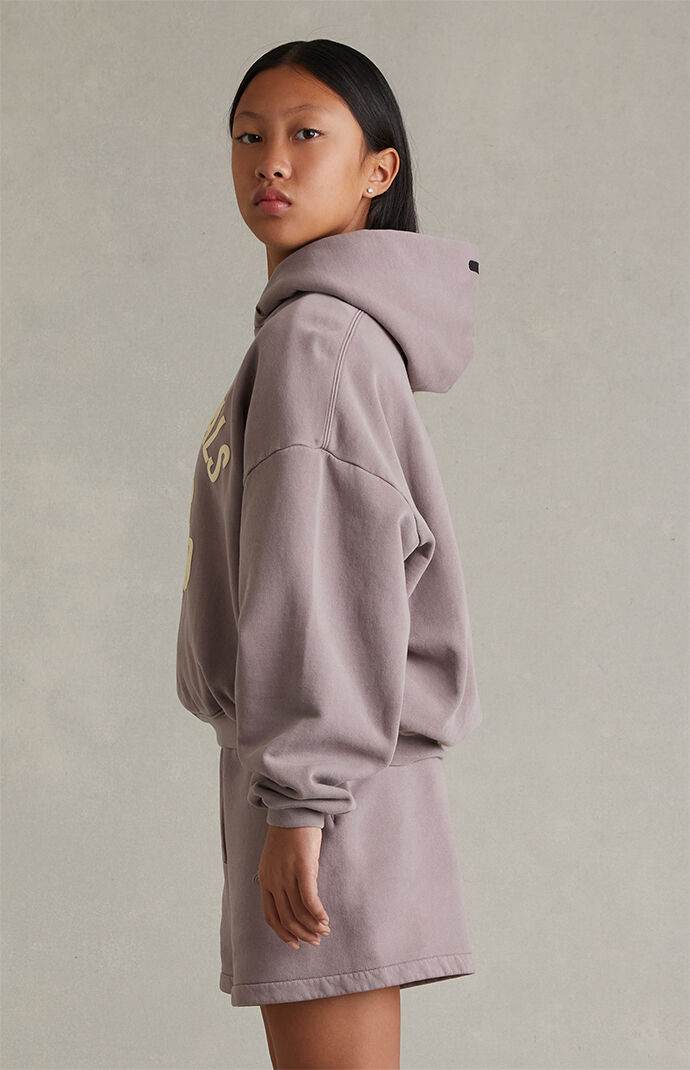 Fear of God ESSENTIALS Kids Faded Mauve Campus '90s Hoodie