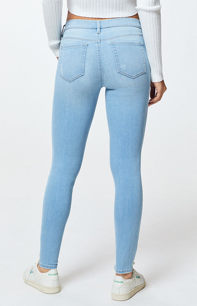 PacSun Mae Blue Perfect Fit Jeggings at PacSun.com