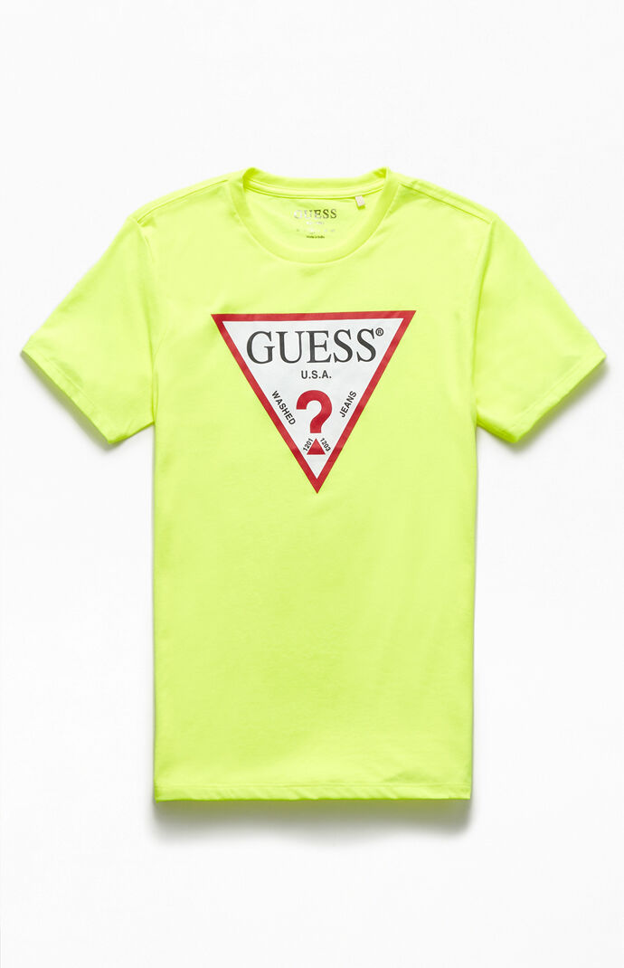Guess Triangle Logo T Shirt At Pacsun Com