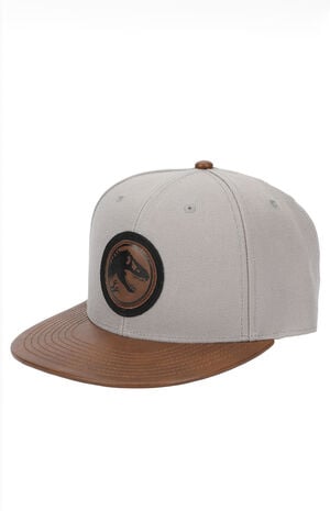 Jurassic Park Logo Snapback Hat image number 1