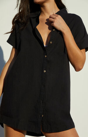 Classic Linen Shirt Dress image number 2