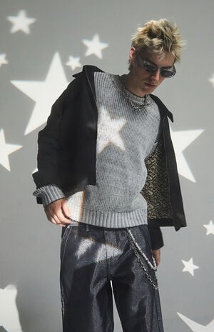 by Pacsun Sprayed Crew Neck Sweater image number 1