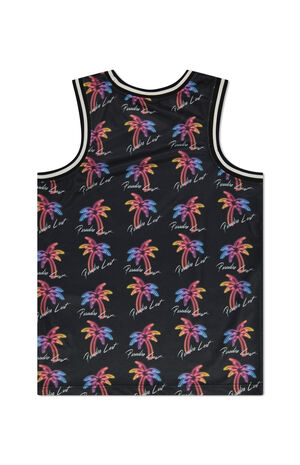 Basketball Vapor Wave Palms AOP Tank Top image number 2