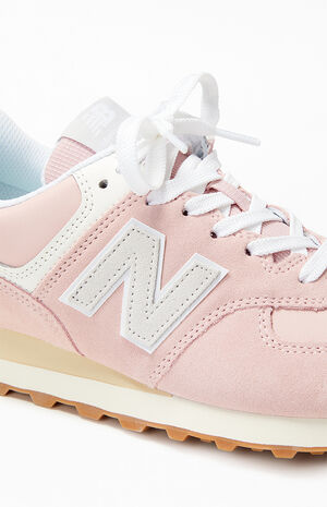 Women's Pink 574 Sneakers image number 6