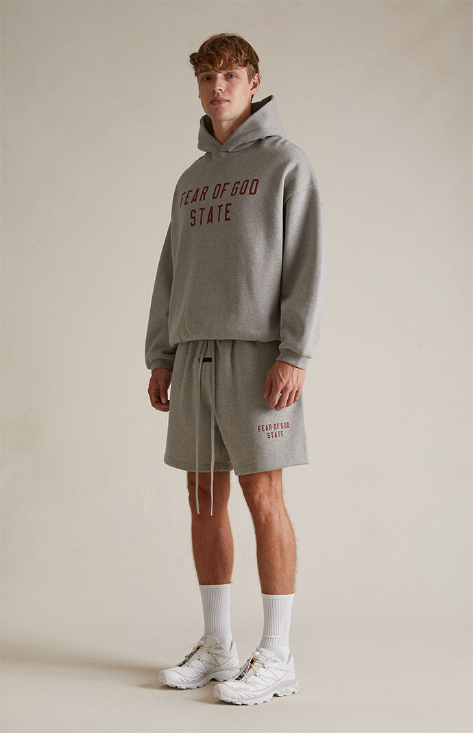 Fear of God Essentials Dark Heather Oatmeal Fleece Soccer