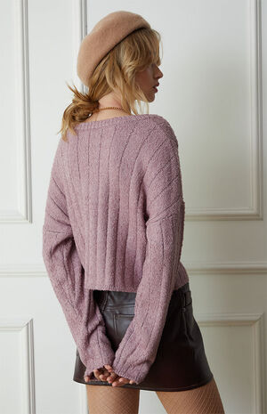 Snug V-Neck Sweater image number 4