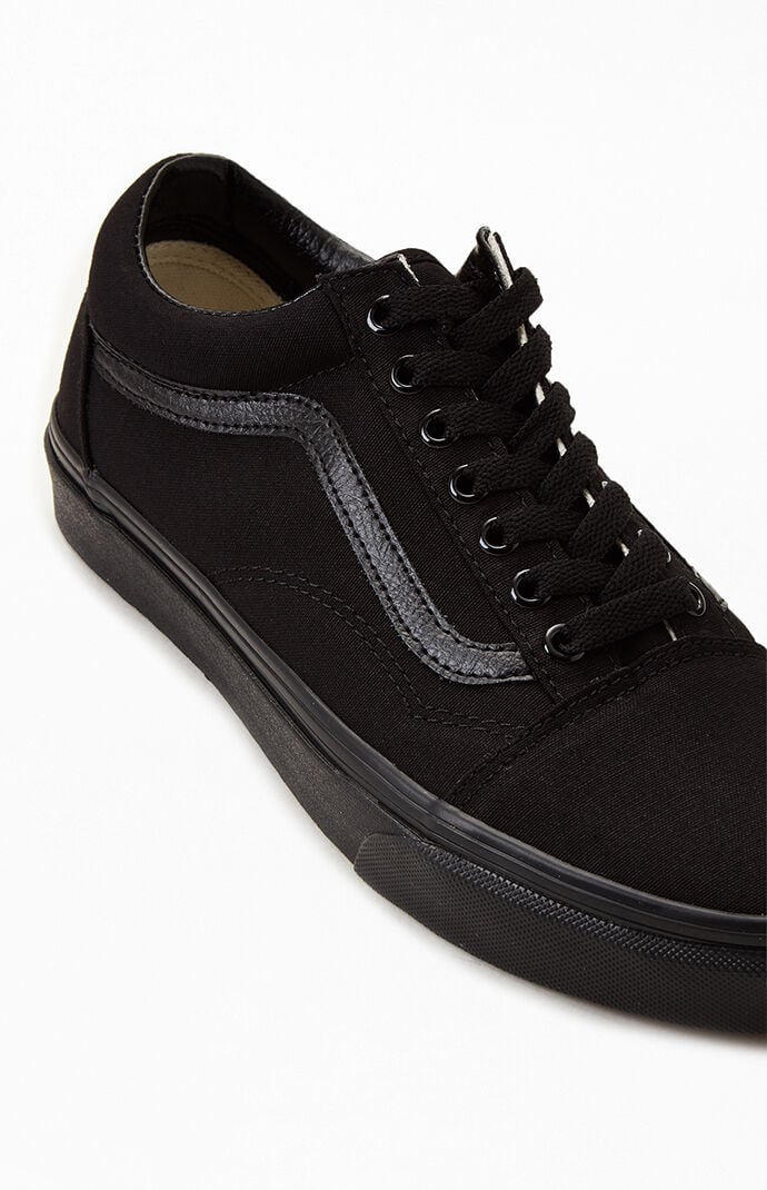 Vans Mono Black Old Skool Shoes PacSun PacSun
