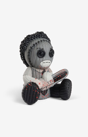 The Texas Chainsaw Massacre Black & White Bloody Leatherface 395 Knit Series Vinyl Figure image number 3
