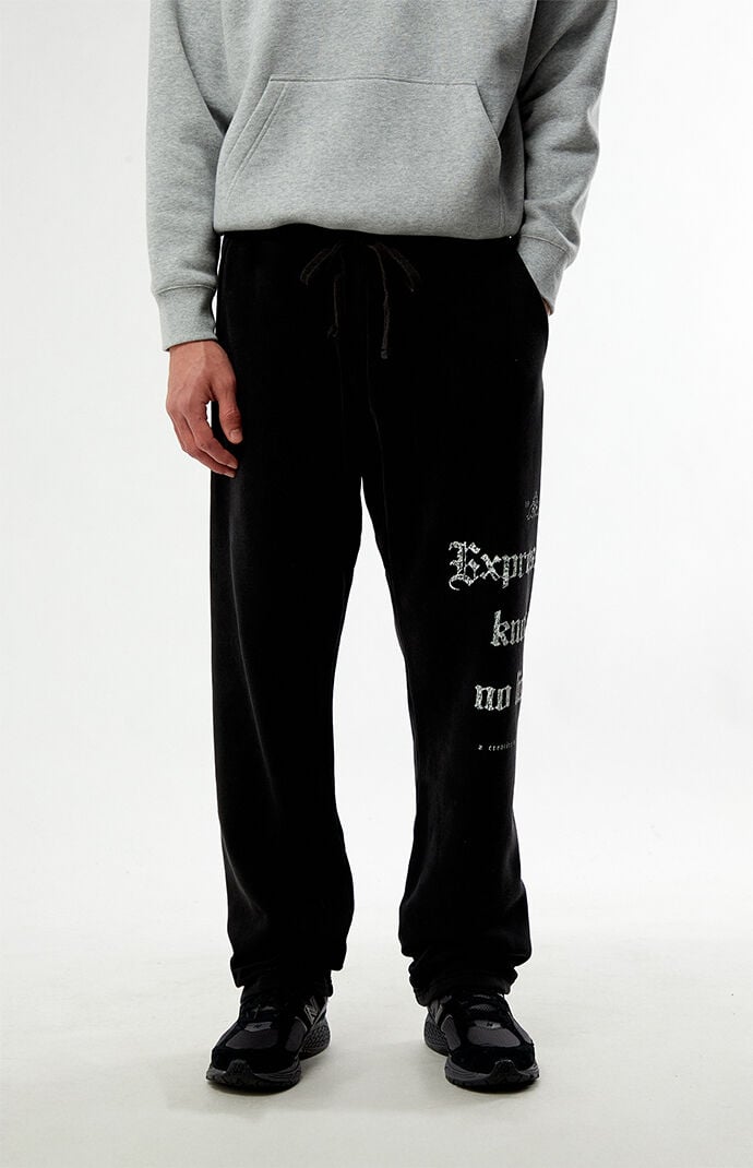 Pacsun Black Expressions Baggy Sweatpants